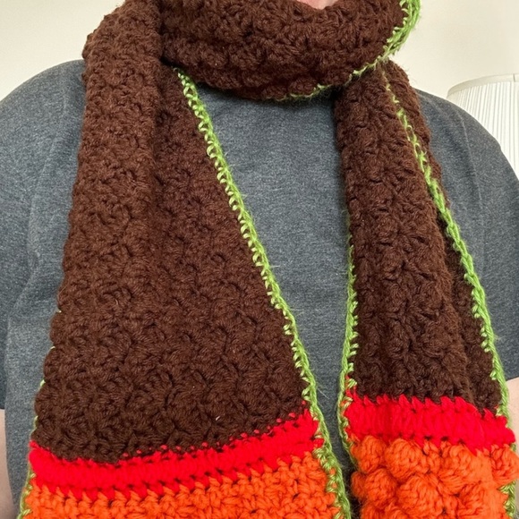 3/50$ (Handmade) Colorful scarf / Long wool scarf - Picture 4 of 10